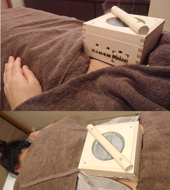 箱灸（桝おんきゅう）でじんわりリラックス♪ | 自然の薬箱 セラピスト 
